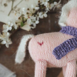 Cute horse and unicorn knitting pattern. Amigurumi toys. Сhildren's soft toy. Knitted animals. Fairytale unicorn image 8