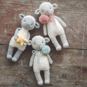 PDF Lamb crochet pattern, crochet sheep pattern, cute lamb, amigurumi pattern, crochet toy pattern, easter lamb, easter sheep image 3