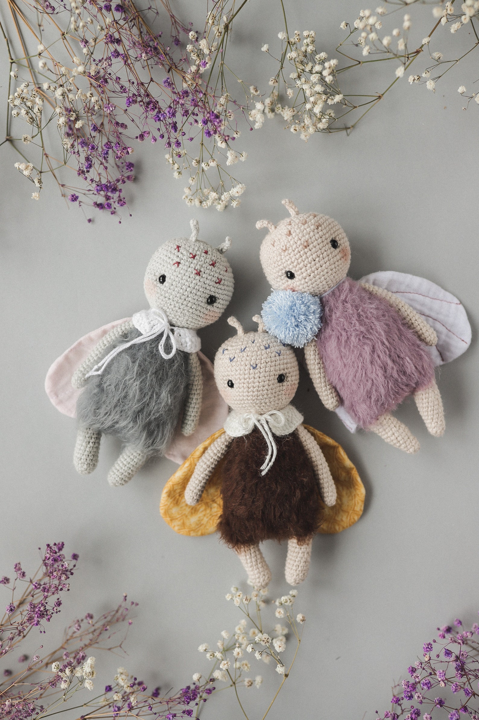 PDF Pattern :crochet Moth Mochi. Amigurumi Crochet Pattern. Children ...
