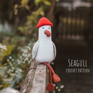 PDF CROCHET PATTERN gull, amigurumi, amigurumi pattern, amigurumi bird, zoomigurumi, crochet animal zdjęcie 3