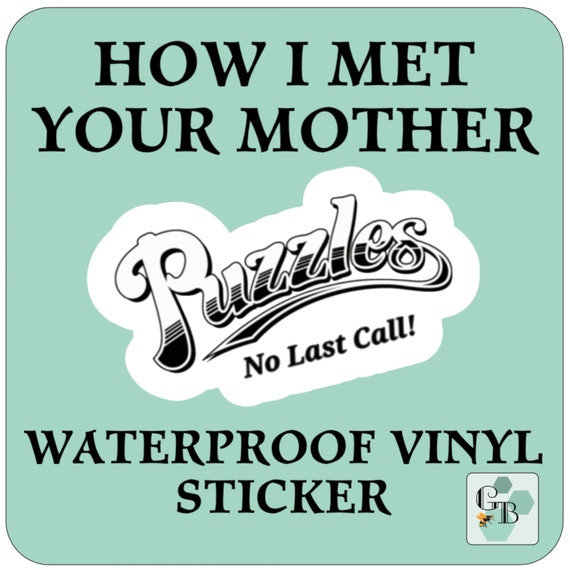 PUZZLES HIMYM Waterproof Vinyl Sticker Puzzles No Last Call Etsy