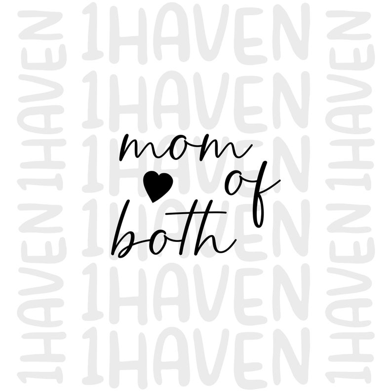 Mom of Both Svg Mama Svg Boy & Girl Mom Svg Mom Life Svg | Etsy