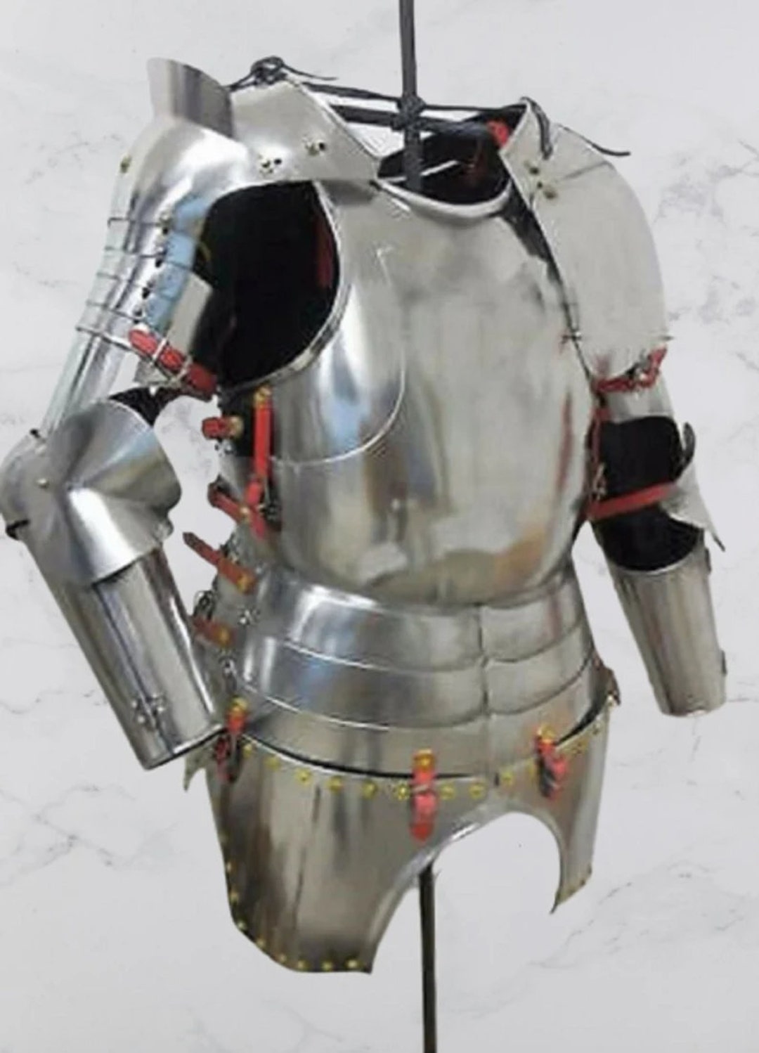 Medieval Armor Suit Breastplate & Forearms Shoulder Halloween Etsy