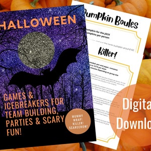 Halloween Party Games Ebook: 20 Spooky Activities (Digital Download)