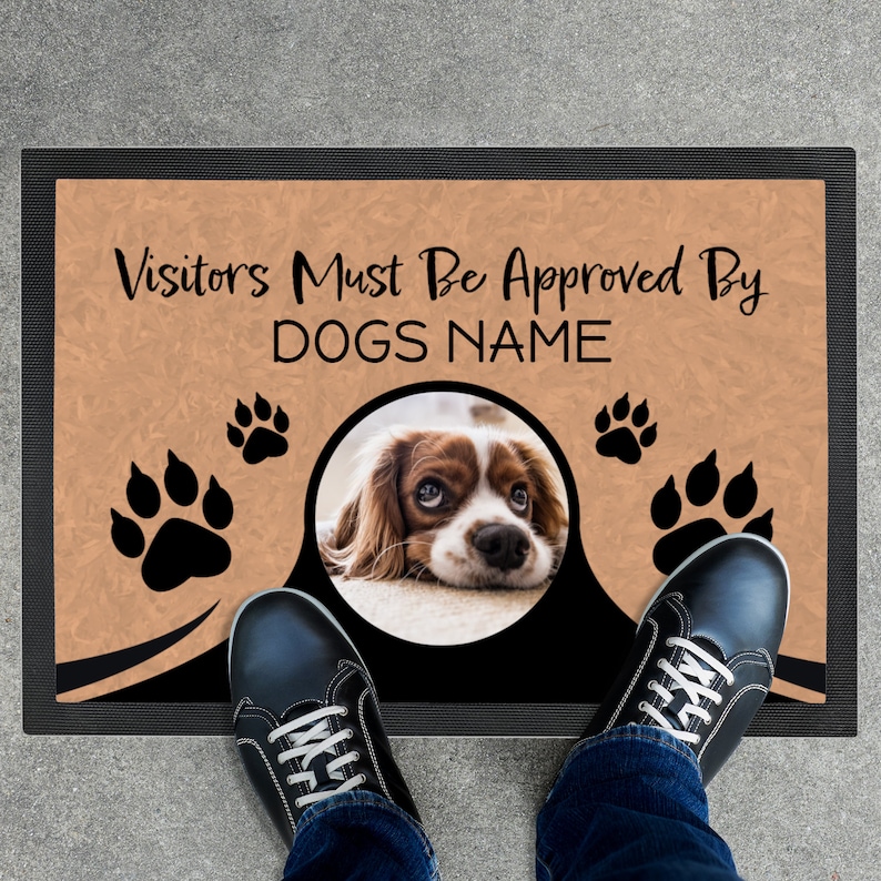 Personalized Dog Doormat Custom Dog Doormat Pet Mat Etsy