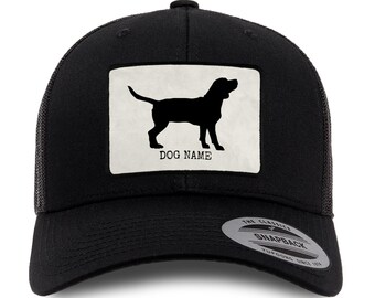 Personalized Beagle Trucker Cap – Custom Dog Lover Hat – Embroidered Beagle Hat – Gift for Dog Owners – Beagle Lover Gift