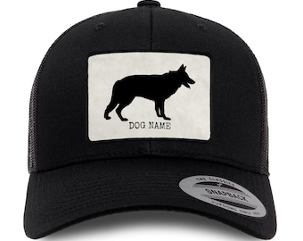 Personalized German Shepherd Trucker Cap – Custom Dog Lover Hat – German Shepherd Hat – Gift for Dog Owners – German Shepherd Gift