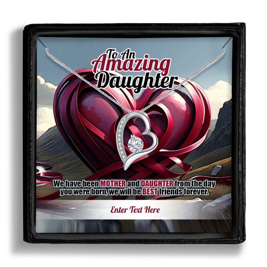 Personalized Jewelry Daughter Gift From Mom Daughter Etsy