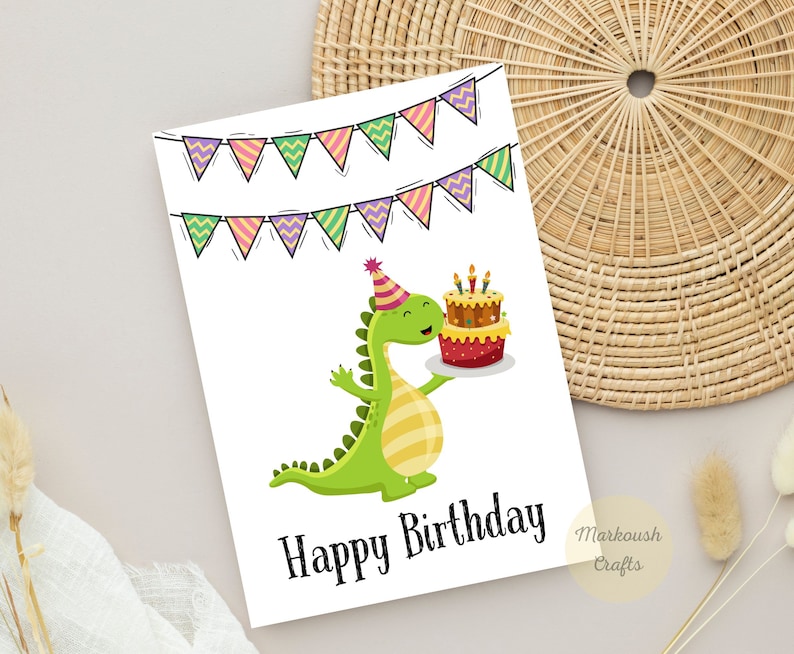 Dinosaur Birthday Card Printable - Il 794xN.5916103288 G7oy
