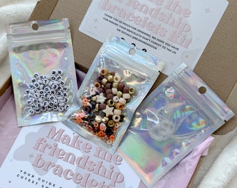 Friendship Bracelet Kit - Evermore Taylor Swift Eras Inspired - Gifts for Friends - Swiftie Gift Ideas - Make Your Own Custom Bracelet Kit