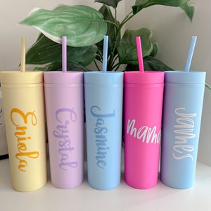 Personalised Matte Tumblers - 16oz - Double Walled - Stocking Fillers- Christmas Affordable Gifts - Personalised Gift Ideas - Christmas Idea