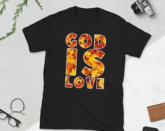 Christian Shirt God Is Love Short-Sleeve Unisex T-Shirt