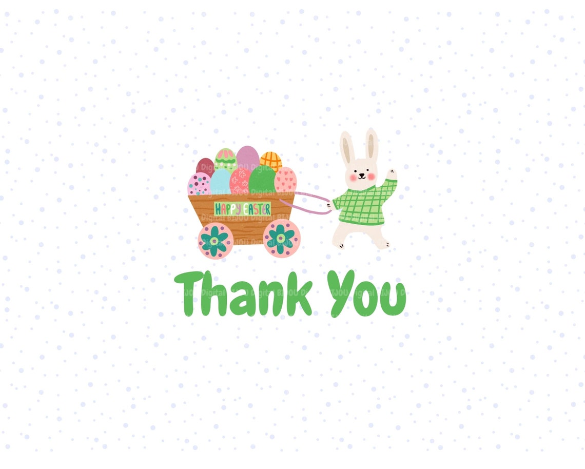 Easter Clipart Easter Bunny Spring Illustrations - Etsy
