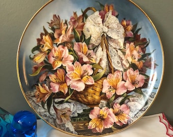 Franklin Mint; Gracia Alsroemeria, a Katherine Austin Limited
