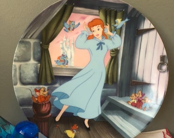 Knowles Bradford Exchange Cinderella A Dream Is A Wish Your Heart Makes Plate