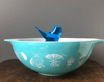 Hot Air Balloons Pyrex #444 Cinderella Chip and Dip