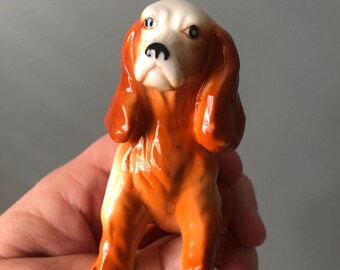 Vintage Cocker Spaniel Figurine - Etsy