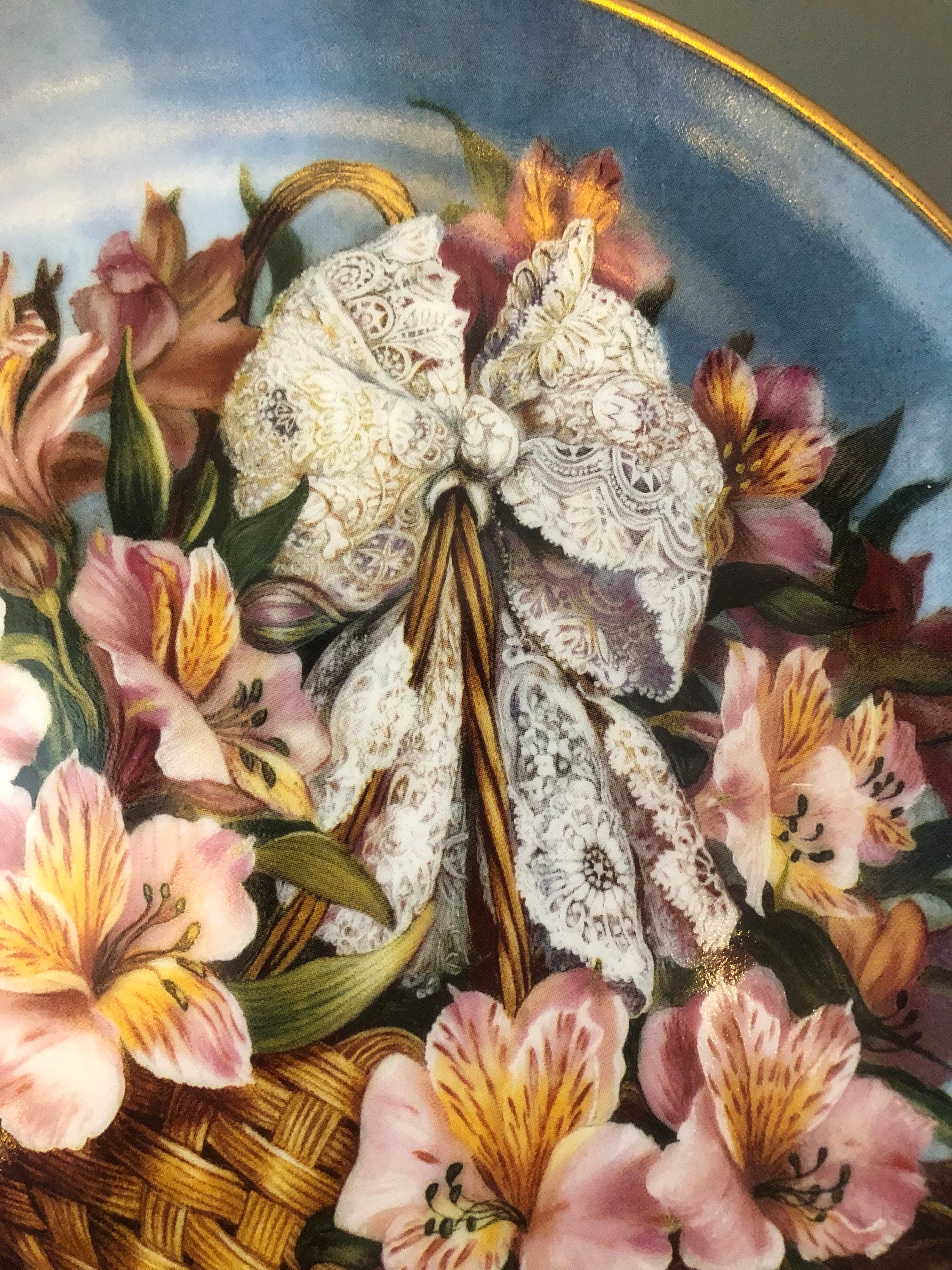 Franklin Mint; Gracia Alsroemeria, a Katherine Austin Limited