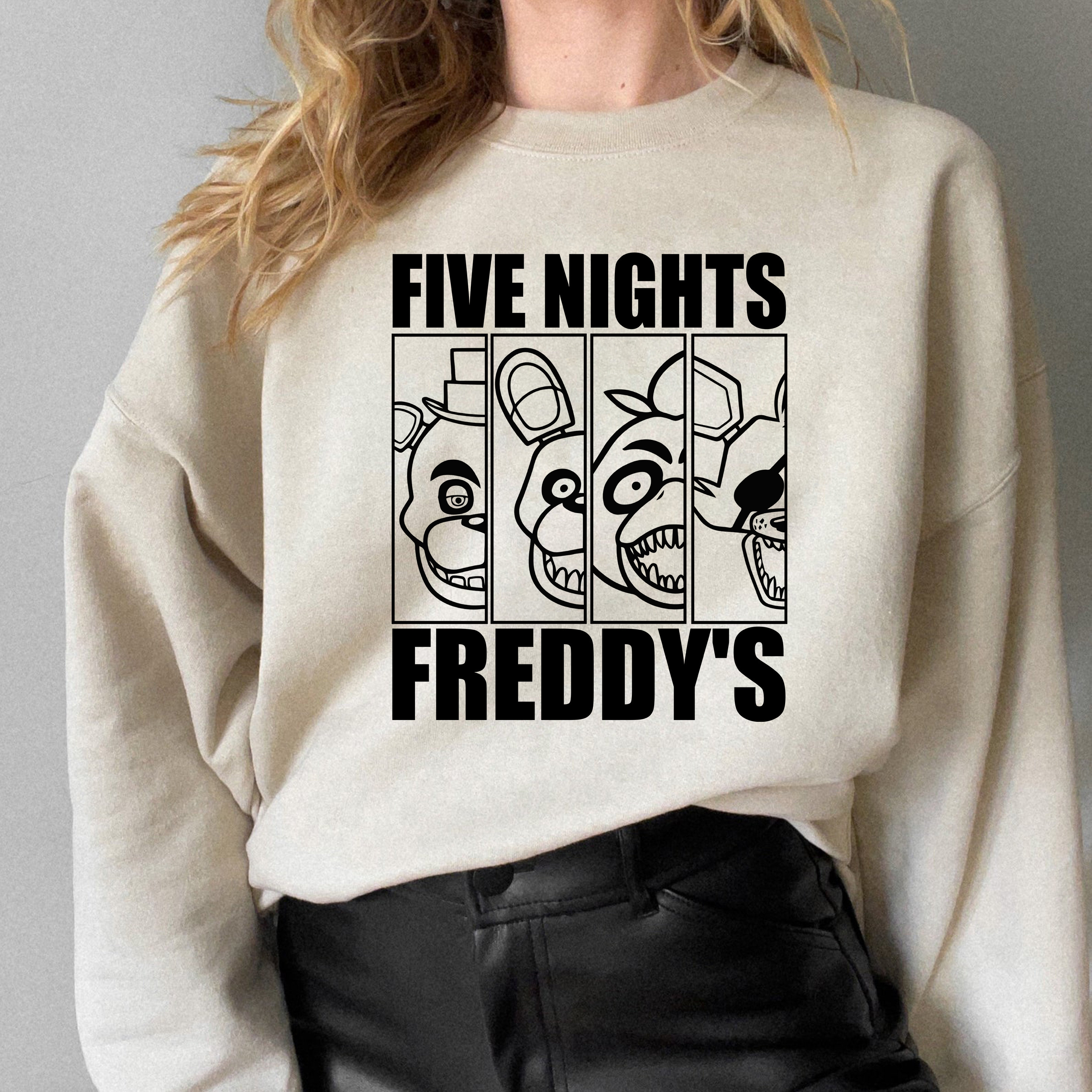Compra online de Fnaf Withered Freddy Fanart Five Nights At Freddy's 2  Freddy Fazbear Transferências de ferro para roupas Bolsa de camisetas  Adesivos de transferência de calor Ferro em remendos