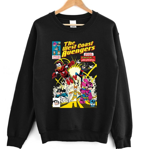 The West Coast Avengers Shirt, Disney What If Sweatshirt, Donald Duck, Mickey Mouse Avengers, WDW Magic Kingdom Shirt