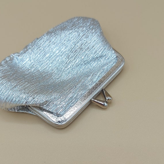 1960s vintage metallic lurex handbag and matching… - image 8