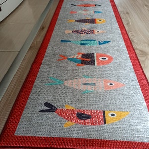 Fish Kitchen / Laundry Rug Non Slip Washable Runner Carpet Mat - Etsy