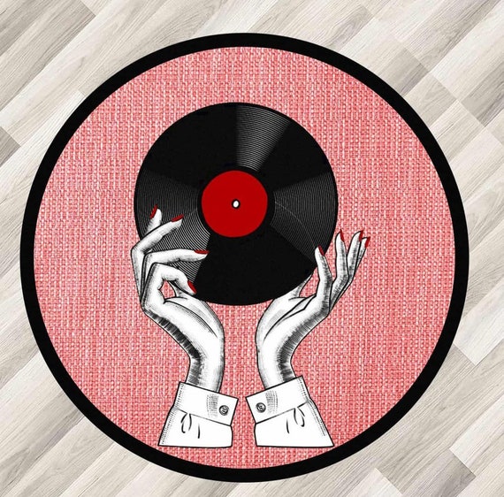 Record Rug / Disc Rug / Music Rug / Living Room Rug /Customized Rug /Personalized Rug