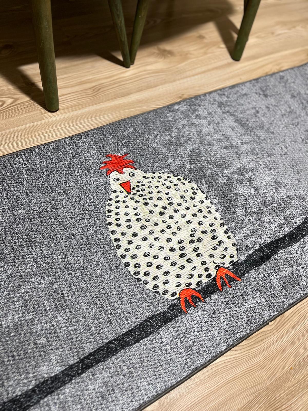 Chicken Mat Chickens Themed Kitchen Rug - Machine Washable Kitchen Mat - Decorative ...