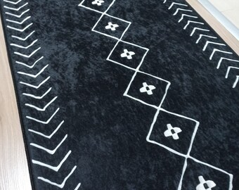 Alfombra de cocina decorativa lavable con base antideslizante