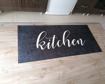 Rutschfester Waschbarer Dekorativer Küchenteppich / Matte