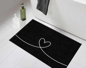Alfombra/tapete de cocina decorativo lavable con base antideslizante