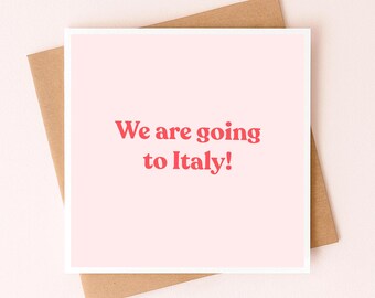 Nous allons en Italie Carte de Zazzle.be Liste d'envies Vous avez des idées ? révélation voyage surprise | Voyage en Italie