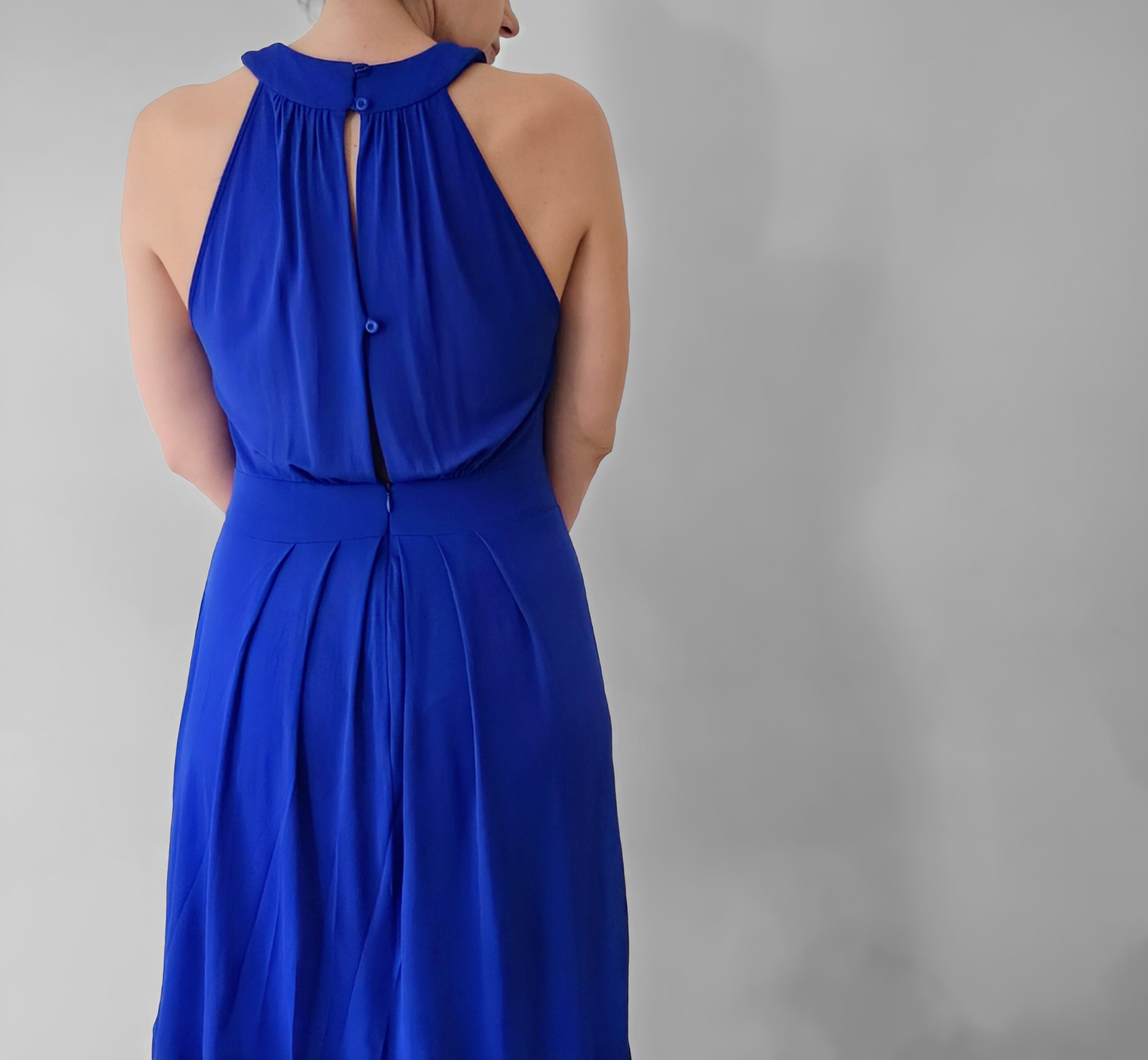 halter dress online Womens Halter Cowl Neck Dress Sugar Thrillz
