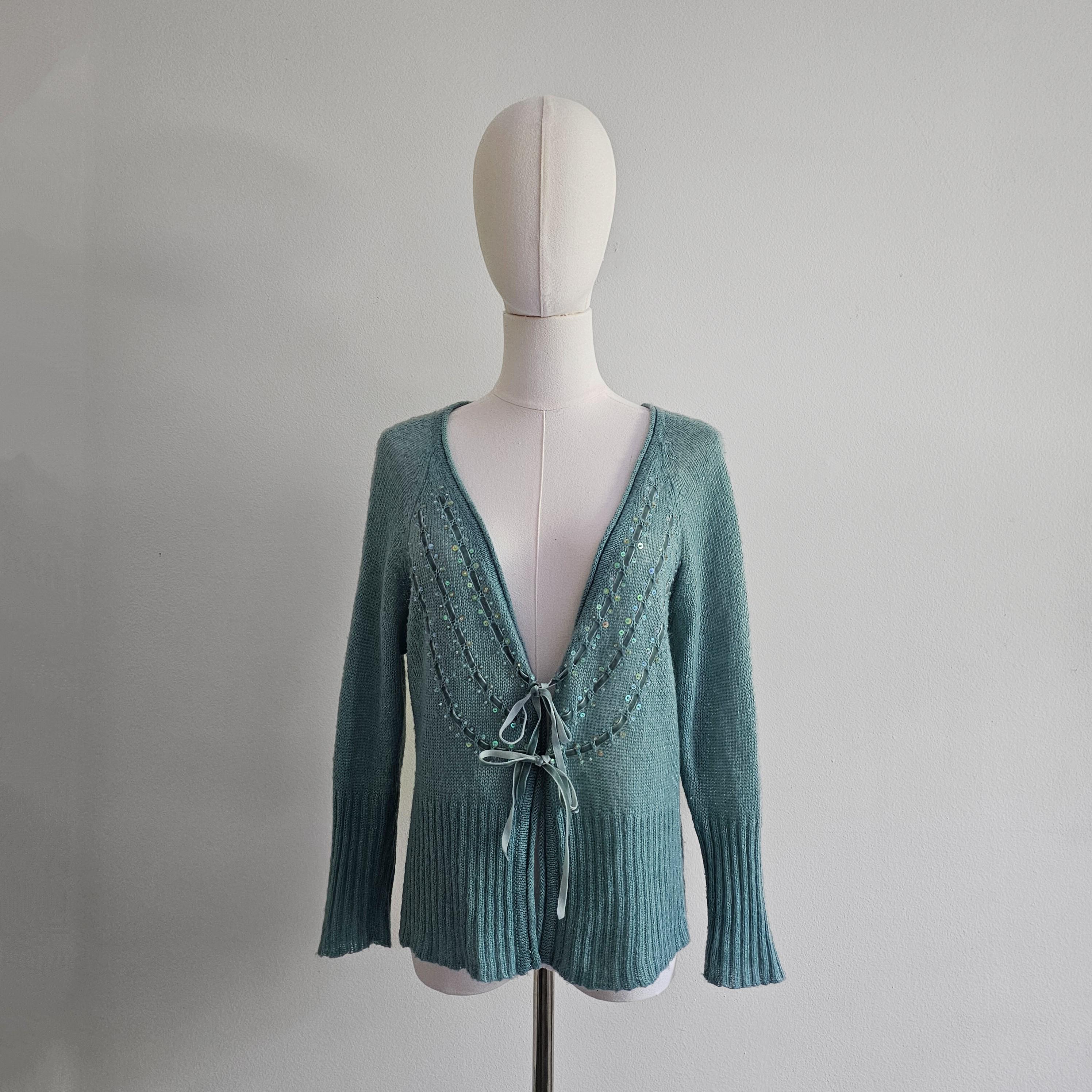 archive】90s sullen Polyester Sheer-knit archive】90s sullen