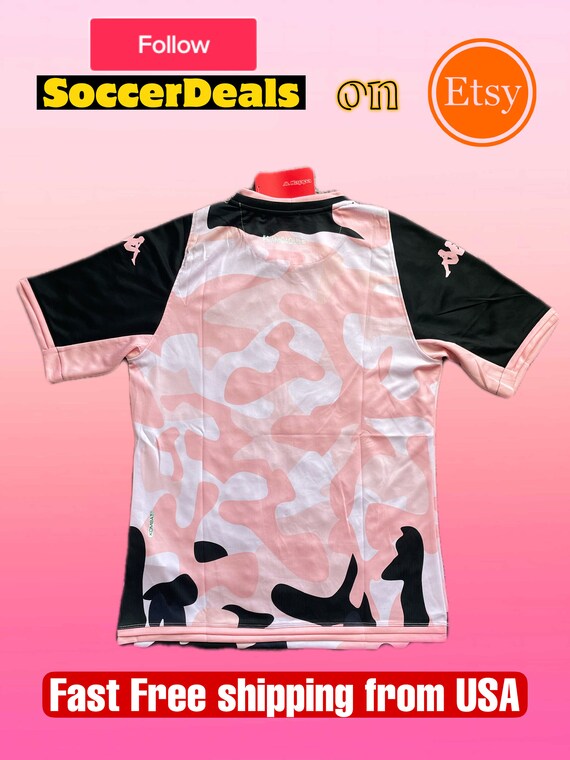 Palermo Third 3rd Jersey Soccer 2021/22 PINK / BLACK 