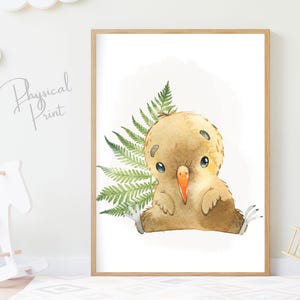 New Zealand Kiwi Print, Kiwi Nursery, New Zealand Animals Prints, Nursery Decor, Nursery Wall Art