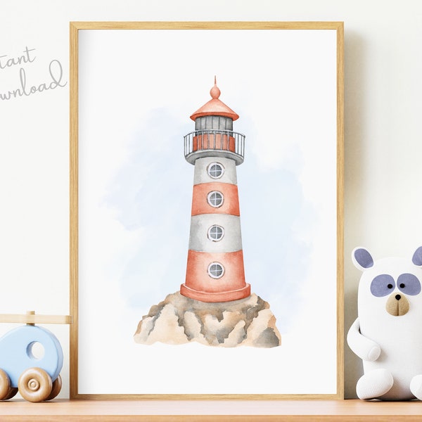 Lighthouse Nursery Etsy
