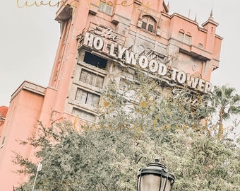WDW Hollywood Studios Tower of Terror Art Print