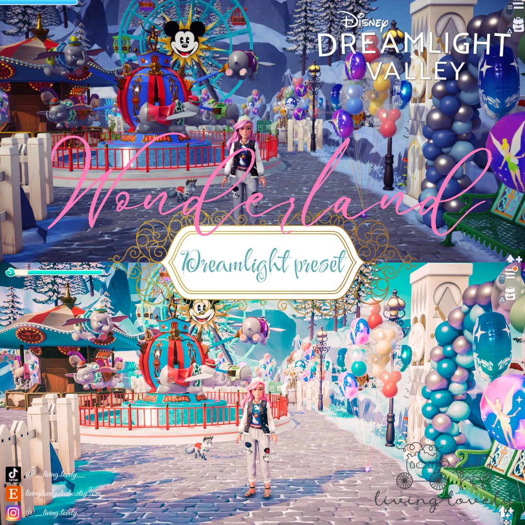 Dreamlight Valley Preset Wonderland - Etsy