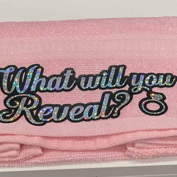 Bomb Party Jewelry Hand Towel (What will you Reveal?)