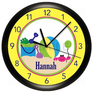 Personalized Beach Wall Clock