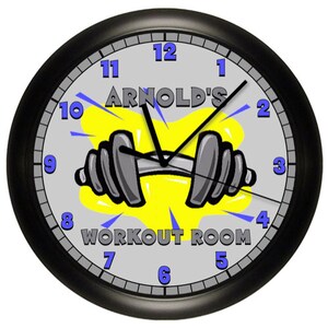 Personalized Workout Wall Clock