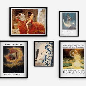 In Birthday Suit Freedom And Nudity Art Poster, Set of 5 Red Framed Print, Yellow Home Decoration, Esthetic MDF Print, Birthday Gift