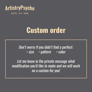 a black and white photo with the words custom order