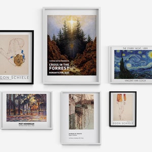 Transmigration Amazing Experience Art Framed Print, Set of 6 Brown MDF Poster, Blue Classic Poster, Esthetic Wall Decoration, Birthday Gift