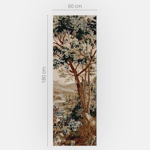Vinilo adhesivo para nevera con paisaje natural y árboles, vinilo marrón, adhesivo removible, regalo de inauguración. imagen 4