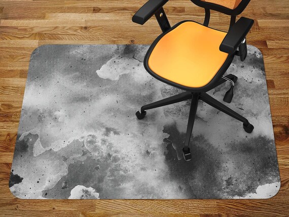 Chair Vinyl Mat Watercolor Smoke Chair Mat Carpet Vinyl Floor Mat Floor Protector Mat Work Mat Printed Floor Protector Man Cave Decor Etsy