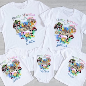 Universal Studio Family Matching T-Shirt, Universal Studios 2025 Trip, Universal Studios Tee,  Universal Studios Group Shirts, Disney Shirts