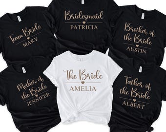 Bachelorette Party Shirts, Bride Team Bride Shirt, Bride Tshirt, Wedding Tee, Bridal Party Gift, Team Bride Tees, Bridesmaid Proposal Gifts