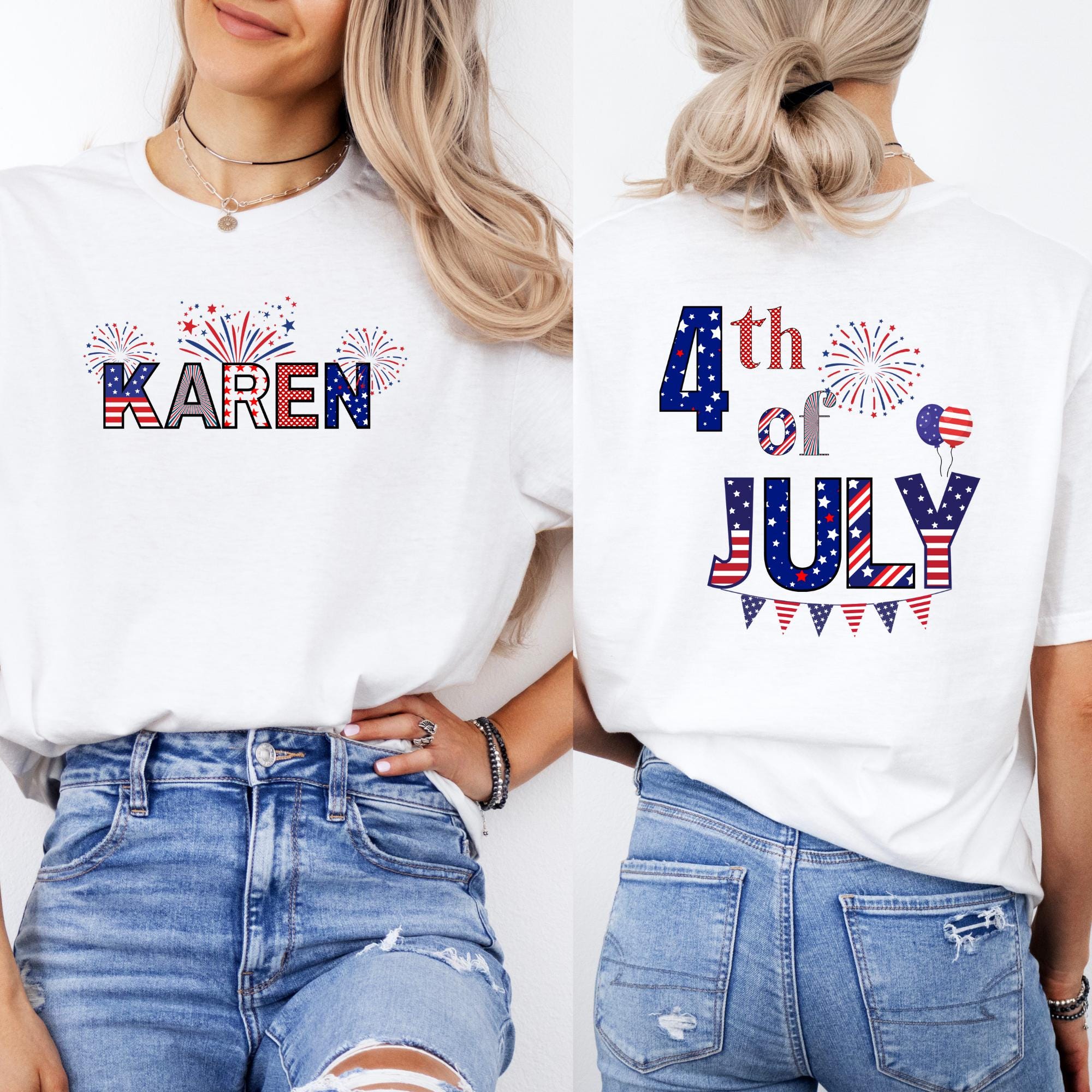 Magliette personalizzate per il 4 luglio, maglietta per la famiglia, maglietta celebrativa, maglietta USA, magliette patriottiche per la famiglia, maglietta con nome personalizzato